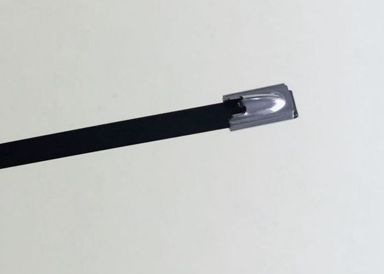 China Cintas plásticas pretas UV do metal, laços de aço inoxidável para unir fios eletrônicos fornecedor
