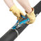 O fecho de correr de aço inoxidável azul amarra a ferramenta da instalação, ferramenta durável da cinta plástica do metal fornecedor
