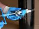 O fecho de correr de aço inoxidável azul amarra a ferramenta da instalação, ferramenta durável da cinta plástica do metal fornecedor