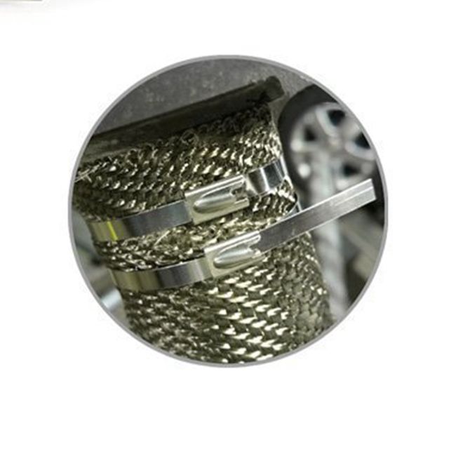 Laços de aço inoxidável impermeáveis do fecho de correr - auto que trava cintas plásticas do metal
