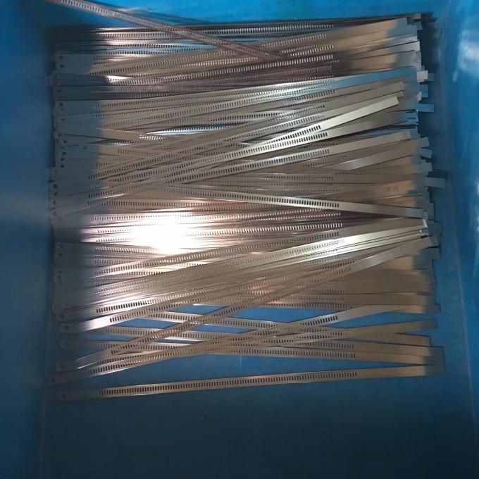 7 x 450 de multi milímetros tipo cintas plásticas de aço inoxidável do fechamento da escada para a amostra grátis