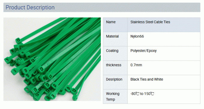 4 - As cintas plásticas plásticas reusáveis de 18 polegadas, fecho de correr de nylon do calor elevado amarram 4.8mm*300mm