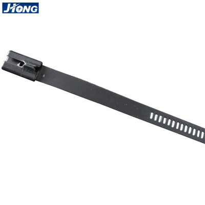 China Completamente o halogênio resistente UV das cintas plásticas de aço inoxidável revestidas da escada SS316 livra fornecedor